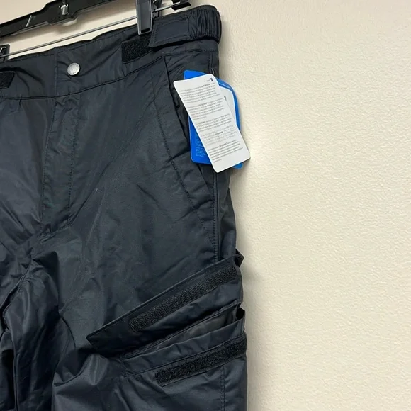 💕Columbia Youth Waterproof Snow Pants; Black; Size Large - Picture 3 of 12